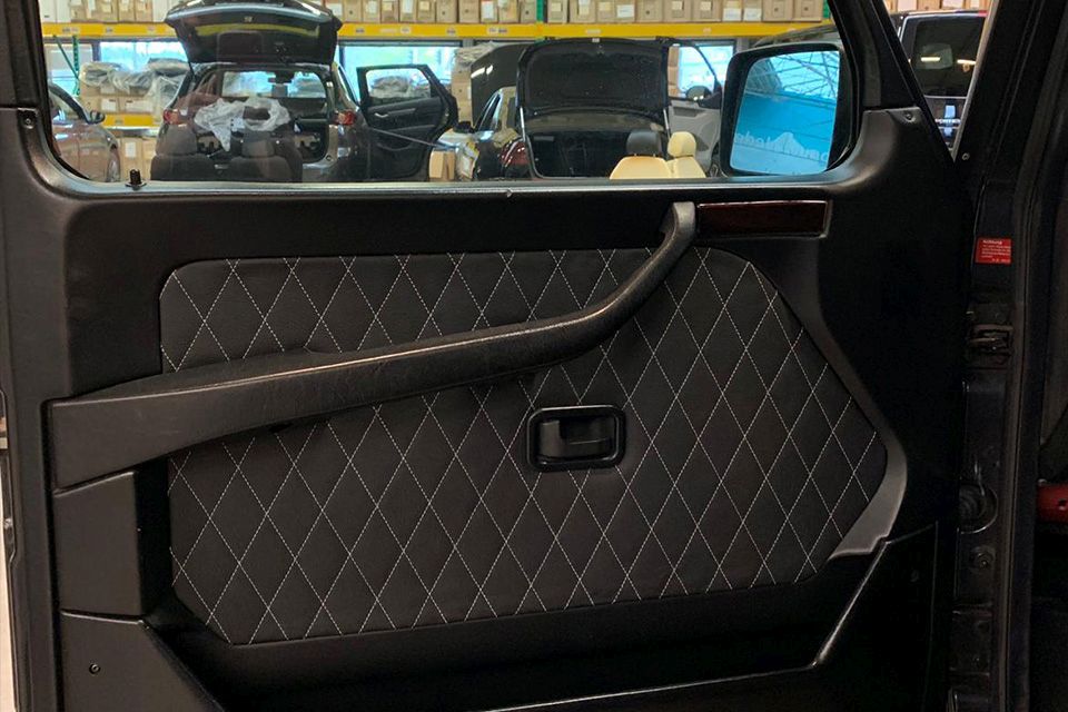 Mercedes G-klasse - Italiaans runderleder Black