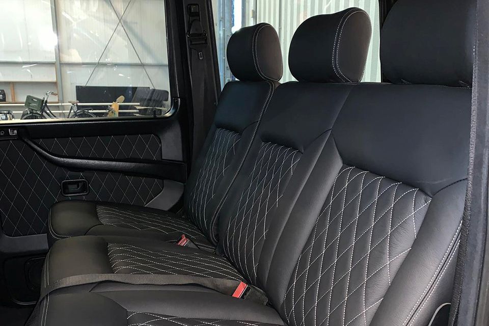 Mercedes G-klasse - Italiaans runderleder Black